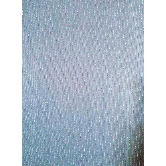 Anthropologie ICHI Teal Shift Dress Sz Medium 3/4 Sleeves Sparkly Knee Length - Picture 3 of 8